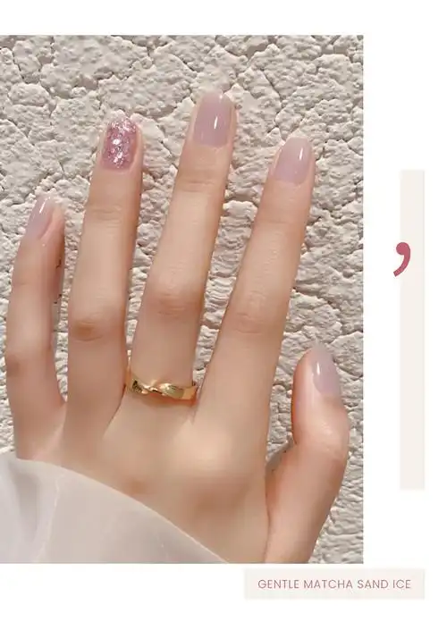 美潮甲油胶2021年秋冬新色美甲店专用指甲油裸色乳白色光疗胶