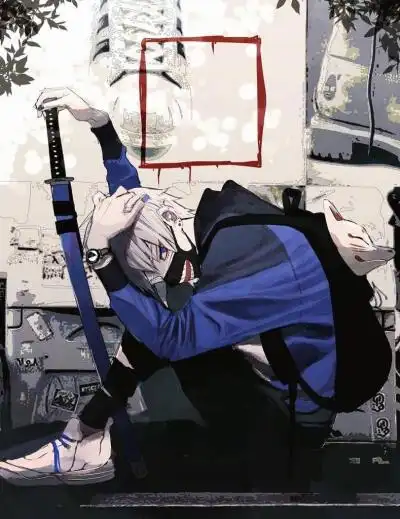 邪气的暗黑病娇风小哥哥 动漫男头壁纸作者:sakusya twi:@sakusya2