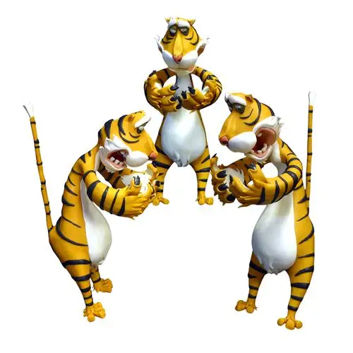 漂亮的动物角色插画设计