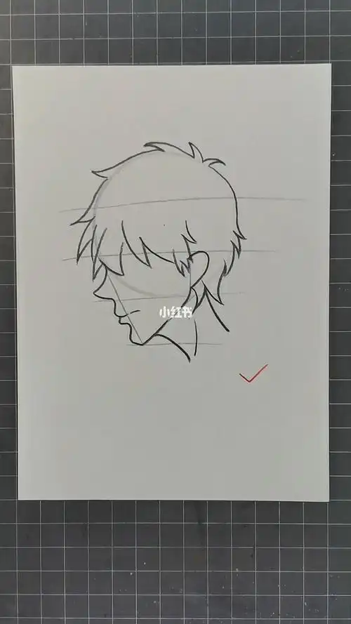 教你画男生刺头发型,赶紧收藏吧