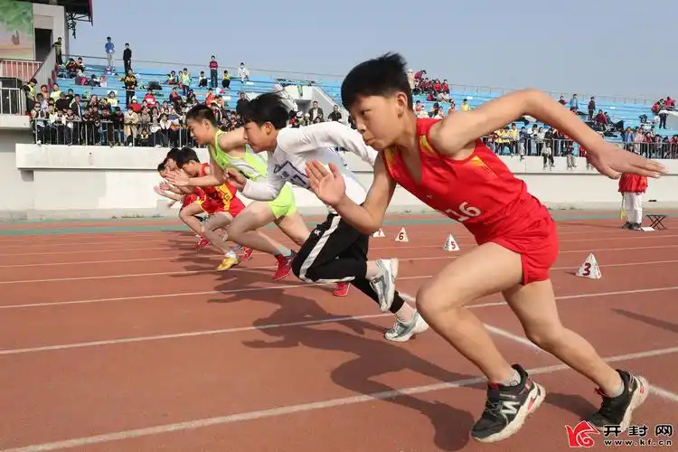 运动会上,来自该区31所中小学校的600多名运动员踊跃参加跳高,跳远