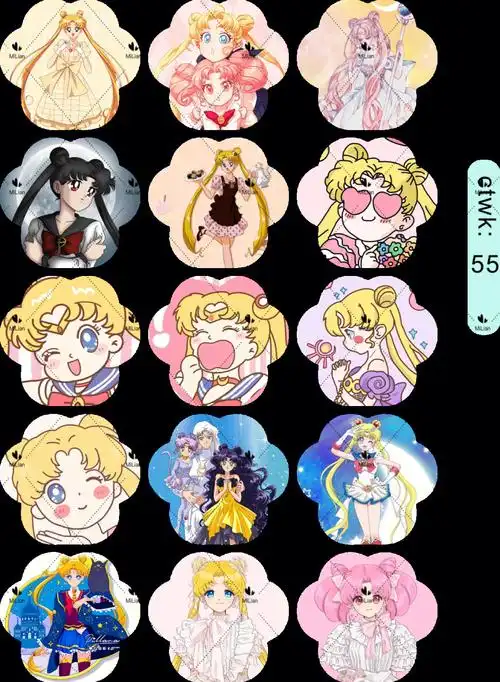 美少女战士猫爪贴纸