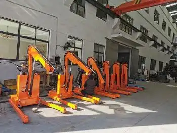 移动电动单臂吊自动吊钩搬运车移动小吊机折叠伸缩悬臂起重机