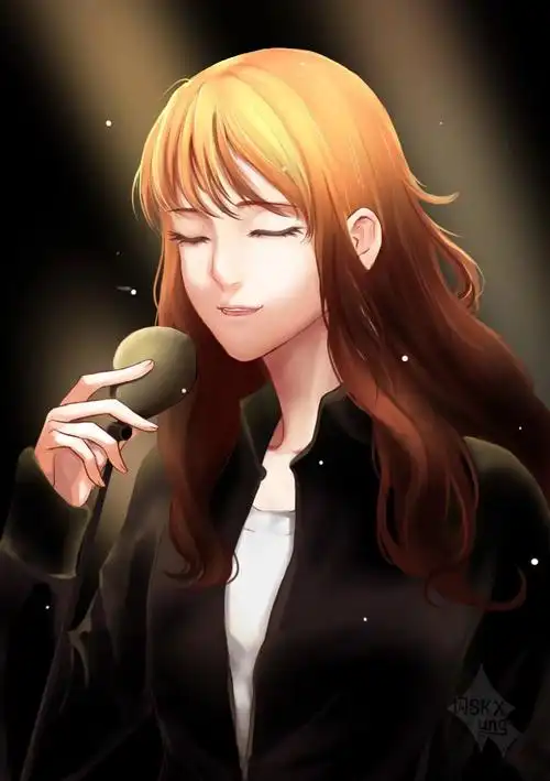 迪丽热巴手绘动漫q版摸鱼