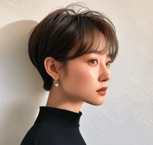 女士短发剪来剪去,层次短发最时尚,推边烫卷都很美_发型_魅力_个性