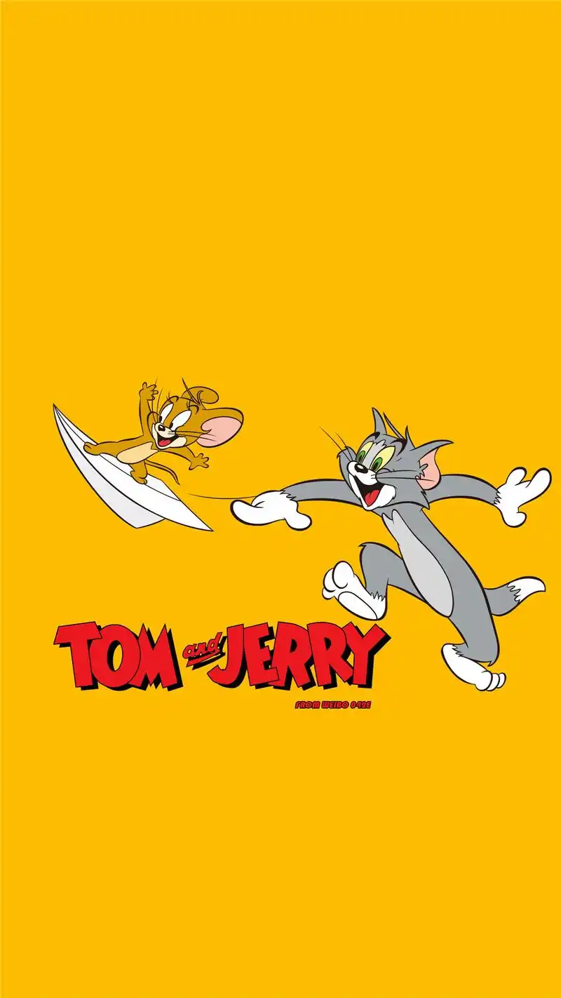 猫和老鼠创意卡通高清手机壁纸