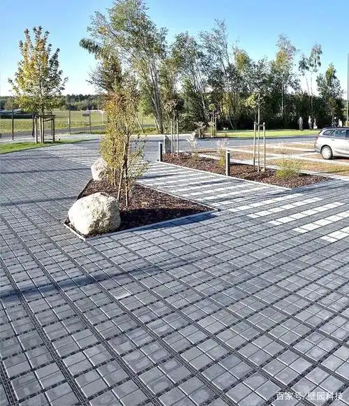 透水铺路格:停车位铺装