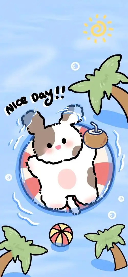 手机壁纸##可爱壁纸##蓝色壁纸##小清新