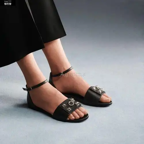 【包邮包税】 hermes爱马仕 21年秋冬 女士 平底凉鞋 sandales
