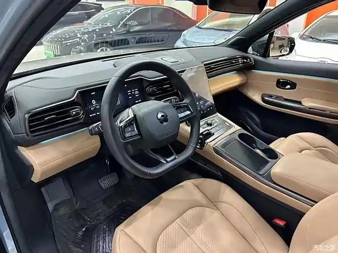 20款21年上牌蔚来es6 性能版100度租电,同温层蓝,棕