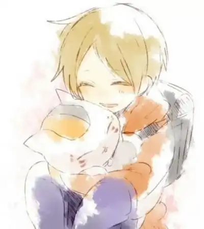 夏目友人帐q版简笔画可爱的q版夏目贵志和猫咪老师简笔画步骤图解卡通