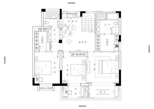 200平别墅户型图