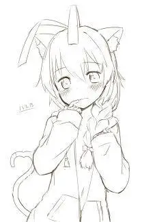 可爱简笔画猫耳娘猫耳朵怎么画简笔画怎么画美少女战士动画片里的小猫