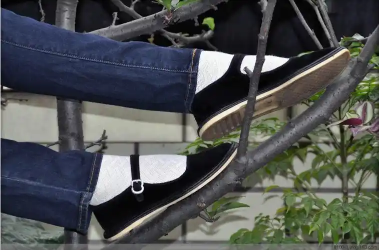 【布鞋情怀】布鞋美腿诱惑同样给力(一带式白边布鞋)(145p)