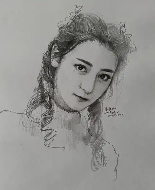 用铅笔✏️记录你的美#迪丽热巴