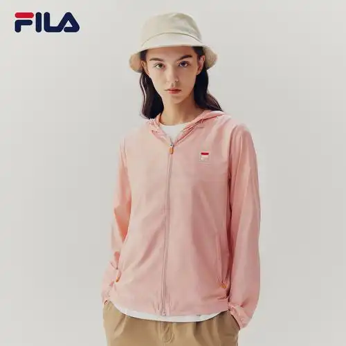 fila斐乐官方女子外套秋季新款多彩宽松梭织运动茄克