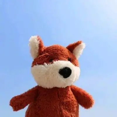 蓝色系搞怪可爱布娃娃头像