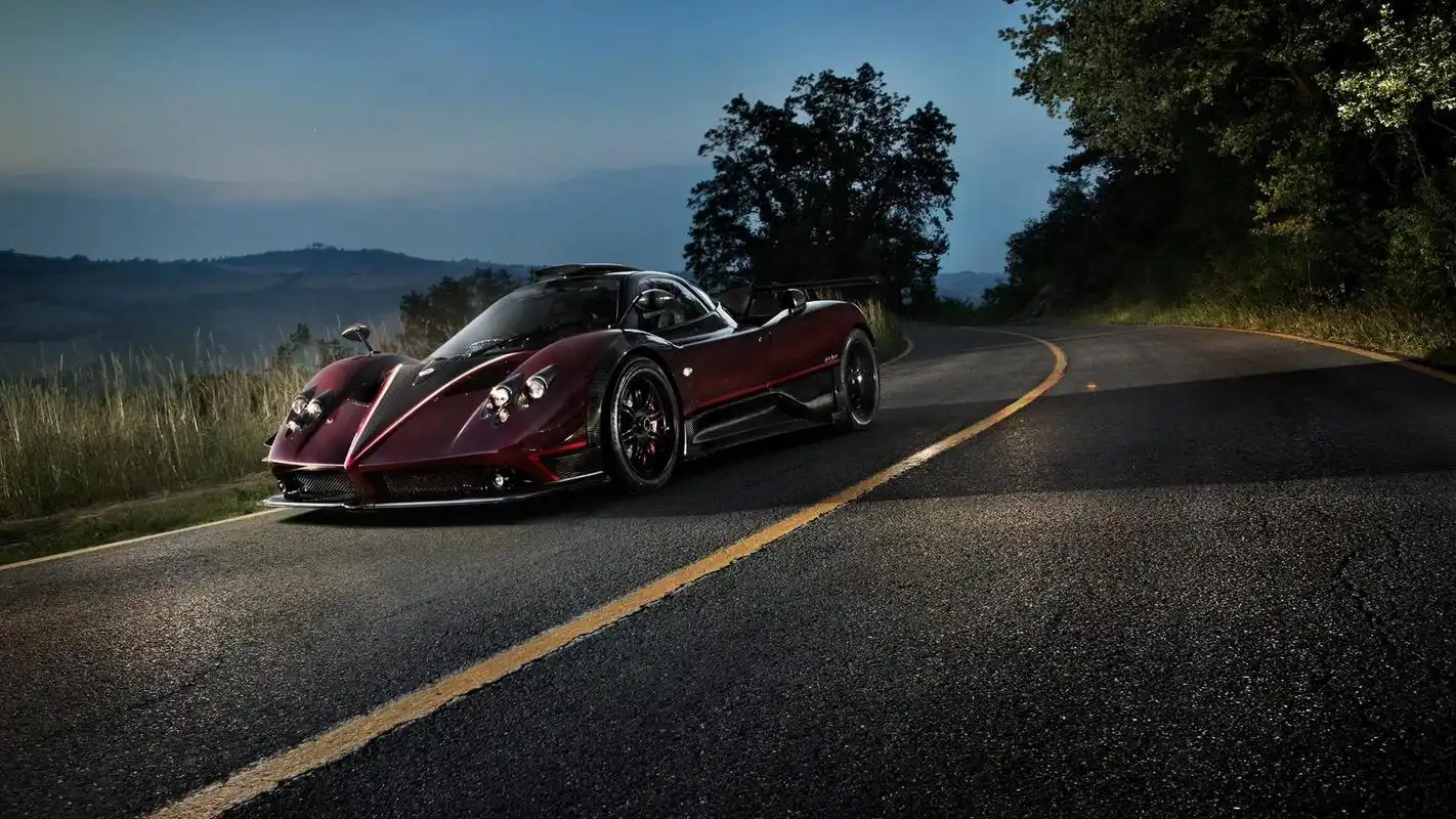 超酷炫帕加尼风之子豪华跑车图片宽屏壁纸