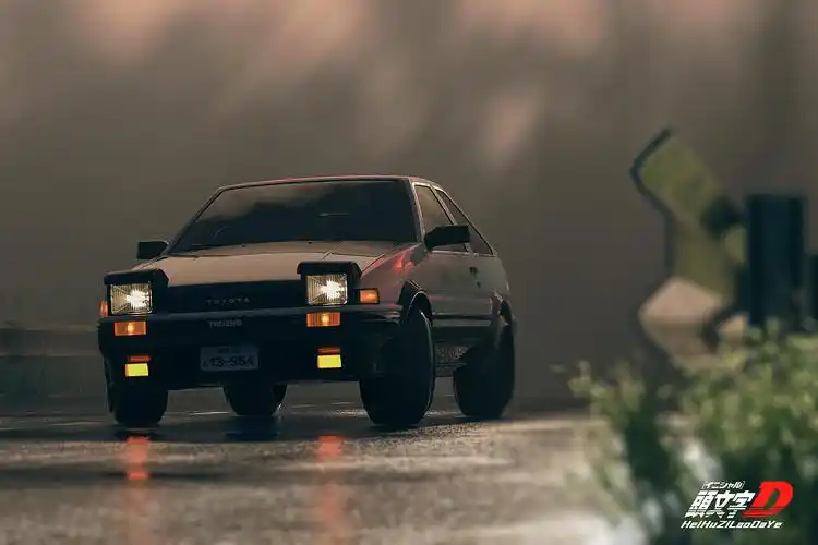 toyota-trueno-ae86【秋名山车神】rage your dream