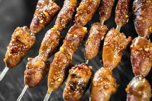 烤鸡心是烤串界的"网红",这次诛锣记的新品榜单上终于有她了!