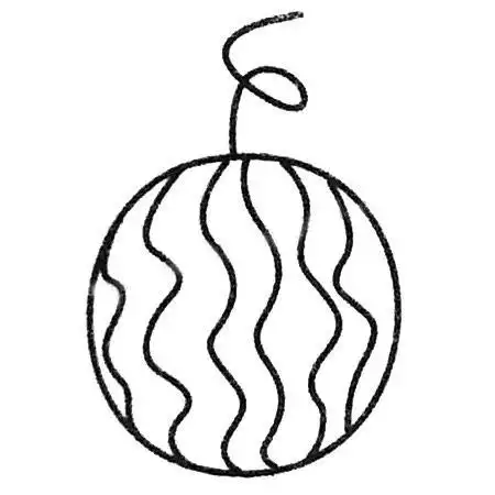 小班幼儿水果简笔画水果的简笔画涂色的红苹果儿童水果的简笔画儿童