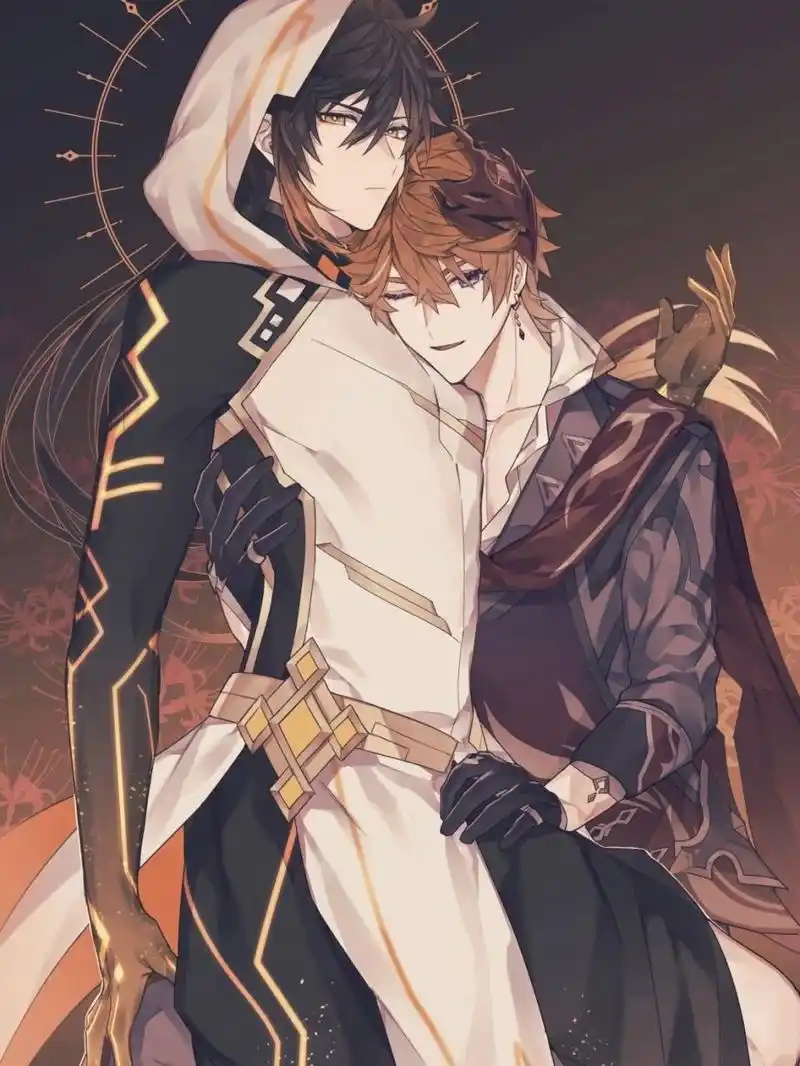 原神 公钟cp组 公子达达利亚 钟离岩王帝君 钟离和他的小钱包