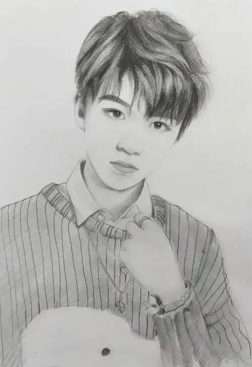 素描画像定制彩铅画水彩画照片转手绘代画人物头像人像肖像画定制