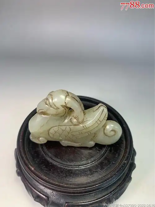 老玉高古玉和田玉飞兽_价格75元_第1张_7788收藏__收藏热线