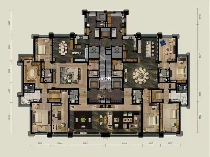 长在公园里的900平大平层见过吗