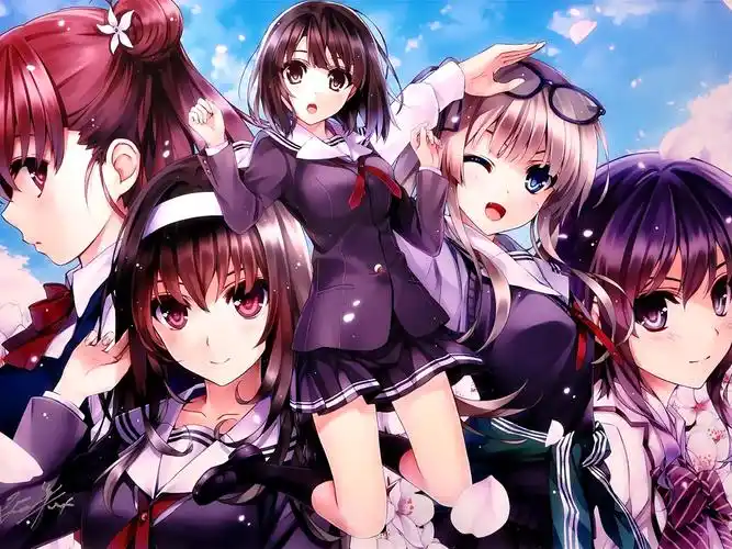 路人女主的养成方法可爱卡通动漫桌面壁纸1下载