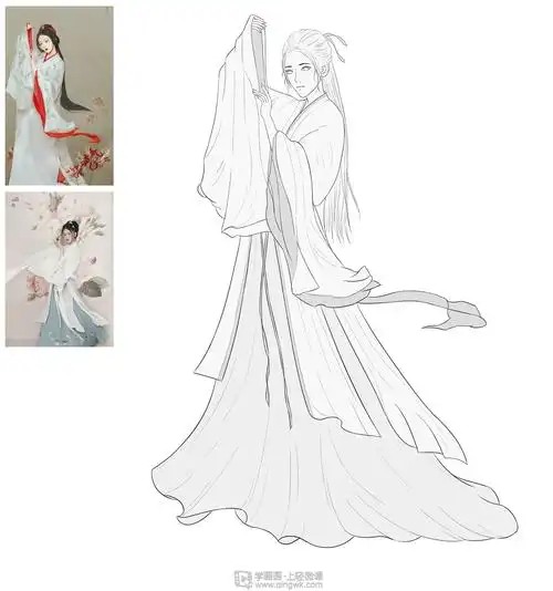 古风类服饰剪裁设计—基础汉服