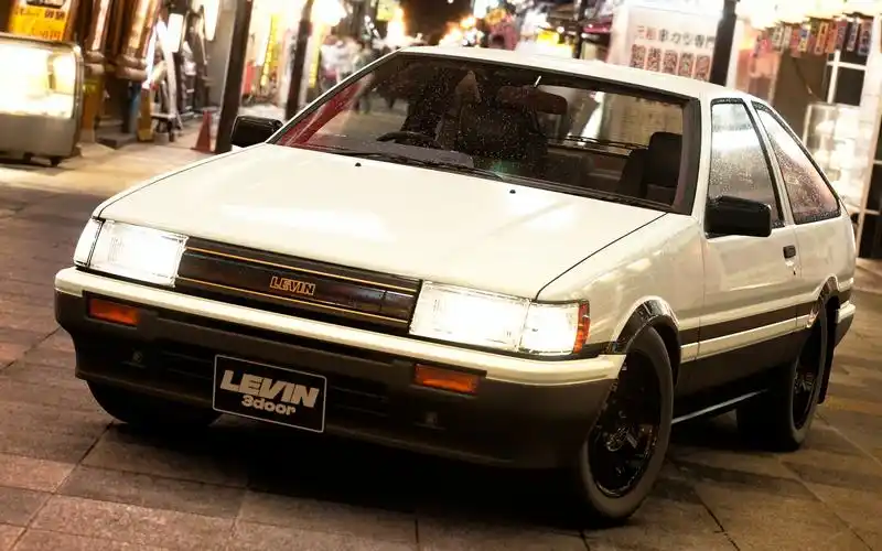 gran turismo ae86  levin-东京高速(雨天)-试开(非漂移)