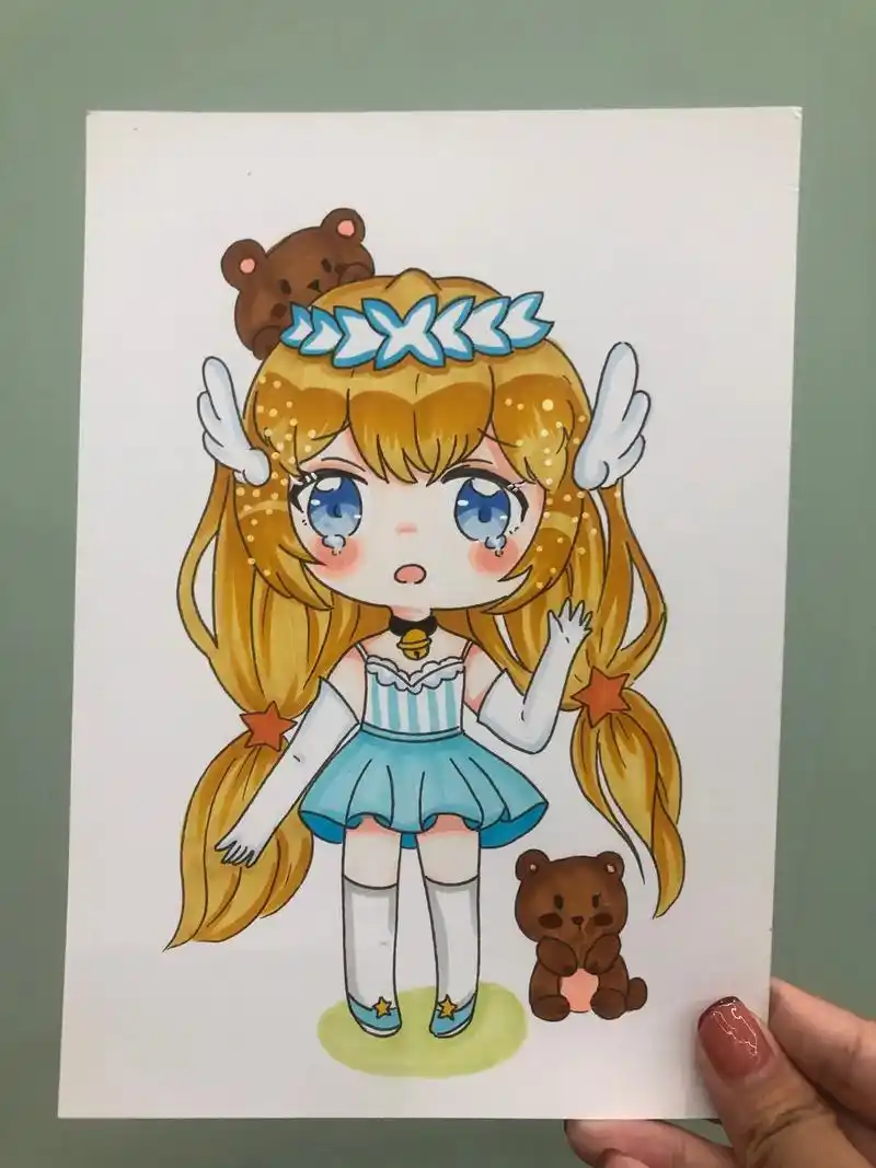 第80幅q版动漫人物附步骤图