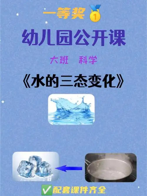 93活动目标:166知道水的三种基本形态和水的三态变化的条件(即