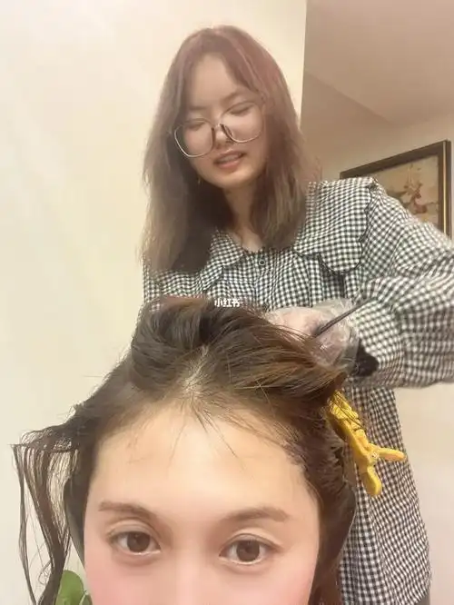 自己在家染头发