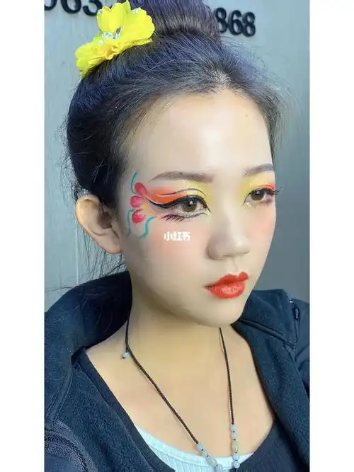 夸张舞台妆.拉丁.民族舞蹈大赛