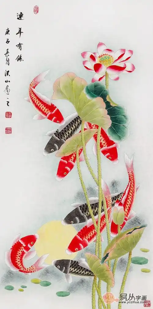 鲤鱼图挂在家里有什么寓意