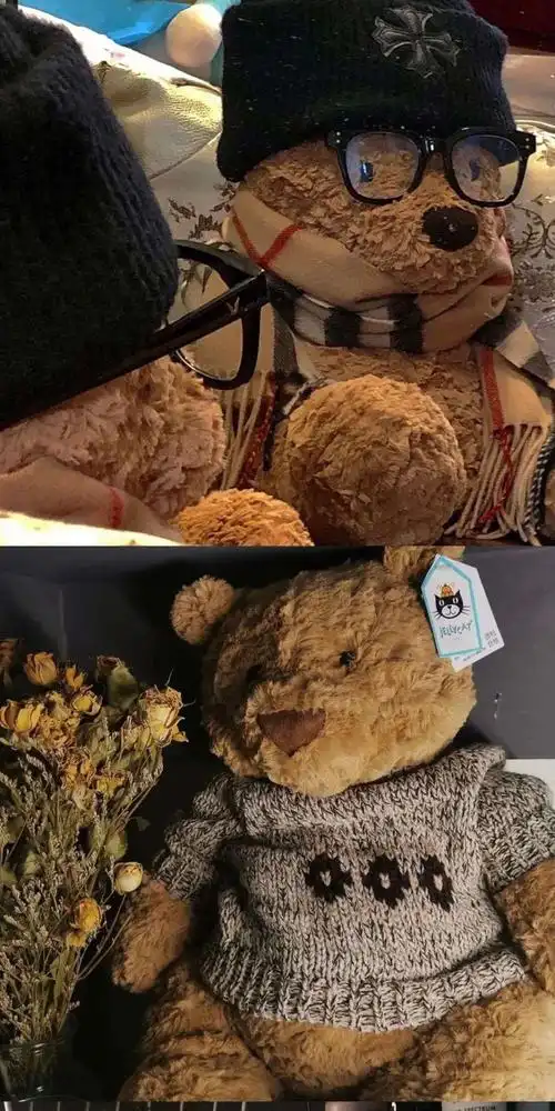 易北瑶ins风小熊唯美壁纸人闲车马慢路遥星亦辞