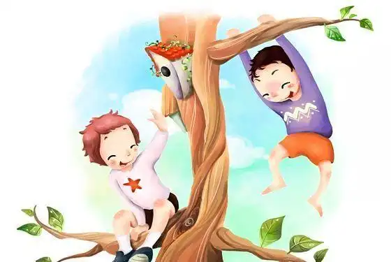 快乐儿童卡通漫画韩式风格分层psd0040