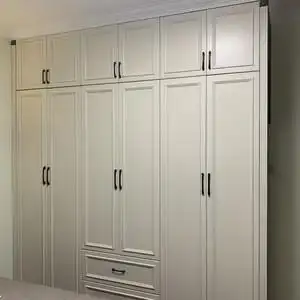 零甲醛全铝合金平开门金属衣柜衣帽间全屋定制现代简约包邮包安装