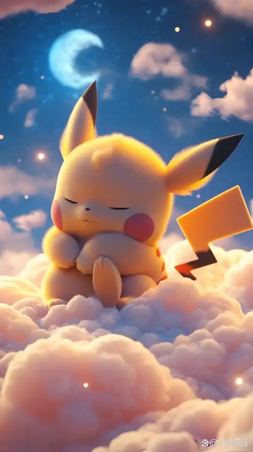 皮卡丘手机壁纸分享!晚安08