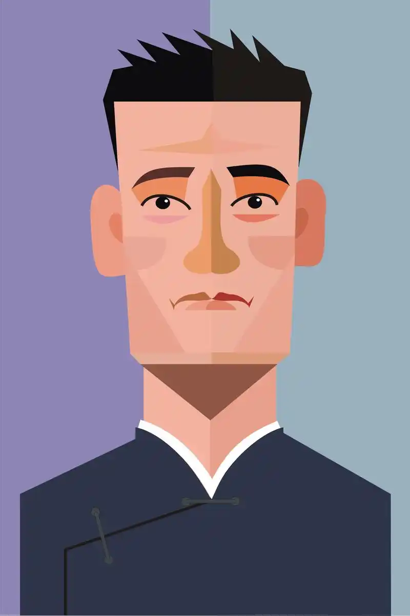 一组上热搜的政经体育娱乐名人漫画像