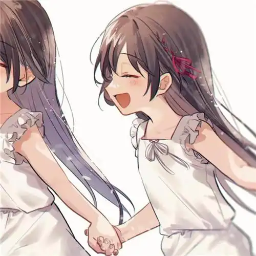 2023最火爆的闺蜜头像动漫一左一右图片_闺蜜姐妹女生头像_头像屋