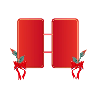 花边边框pngpsd2000*2000大红色多边形边框插画pngpsd2000*2000金黄色