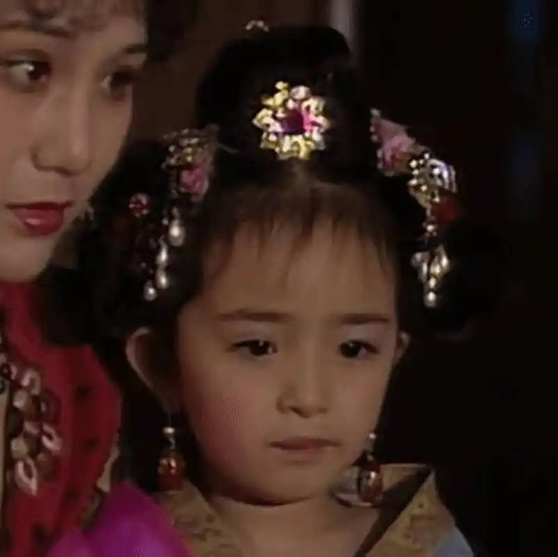 《唐明皇》中的小杨幂看着很好rua