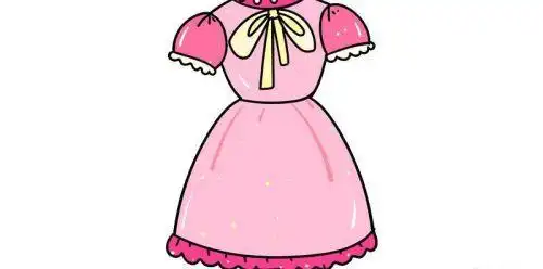 简单又漂亮公主裙简笔画怎么画 晚礼服公主裙简笔画图片大全