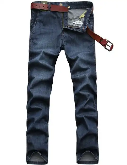 afs jeep/战地吉普牛仔裤 男士韩版休闲牛仔长裤简约系列直筒中腰休闲