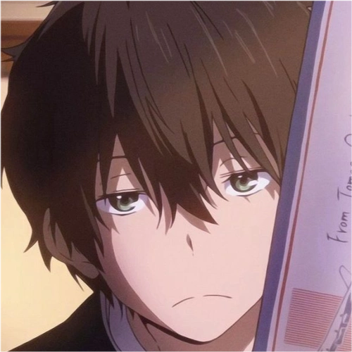 动漫头像～冰菓 折木奉太郎(1)偏爱灰色生活的节能少年_腾讯新闻