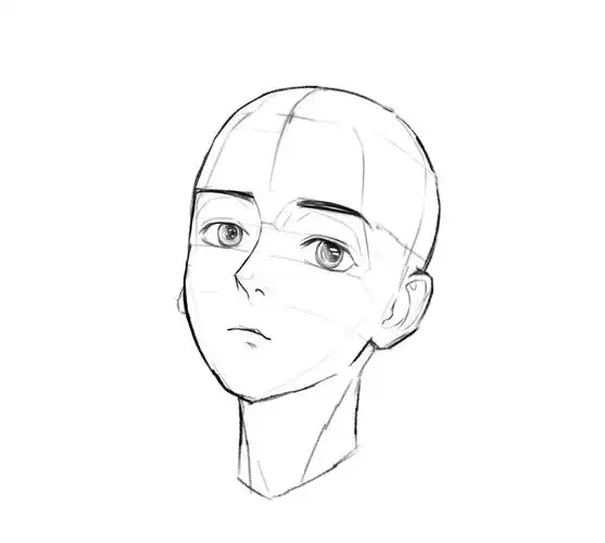 人物头像线稿