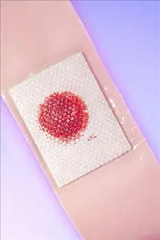 创可贴,血